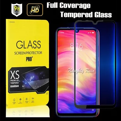 $4.95 • Buy Full Tempered Glass Screen Protector For Xiaomi Redmi Note 7 Pro Note 8 Pro Film