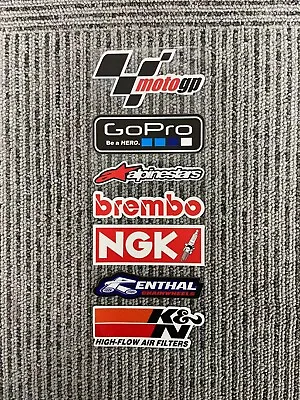 MOTOGP Sticker Decal Sheet Car Dirt Quad Motorcycle Motorcross MX PIT BIKE 0100 • $8.95