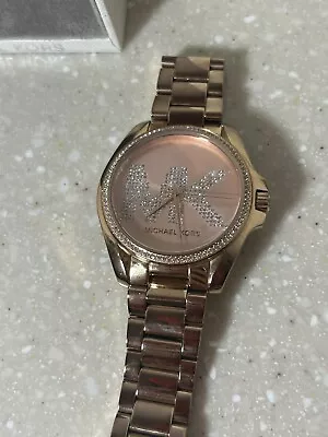 Michael Kors Ladies Women Parker Rose Gold Watch • $85