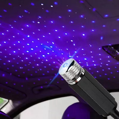 Car Atmosphere Lamp Interior Ambient Star Starry Sky Light LED USB Projector US • $5.59