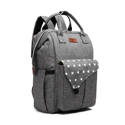 Unisex Travel Large Backpack Maternity Shoulder Bag With USB Rucksack • £13.99