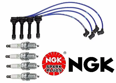 $57.96 • Buy For Acura Integra NGK Blue Spark Plug Wire Set HE82+NGK V-Power Spark Plugs