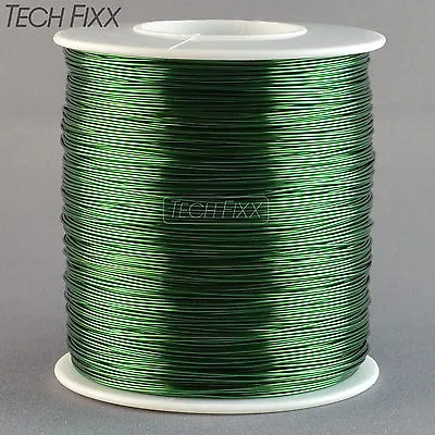 Magnet Wire 23 Gauge AWG Enameled Copper 628 Feet Coil Winding 1 Pound Green • $30.10