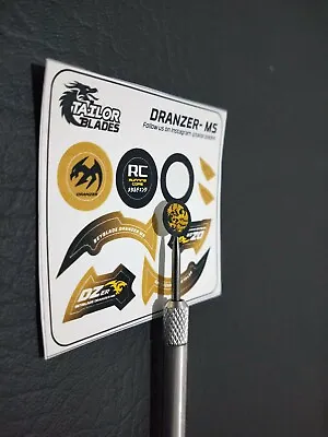 Precut Redesigned Sticker Sheet Only For Beyblade HMS Dranzer MS Custom Gold • $18.95