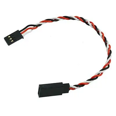 15cm Male To Female Futaba Twisted Servo Extension Lead RC Connector • £1.59