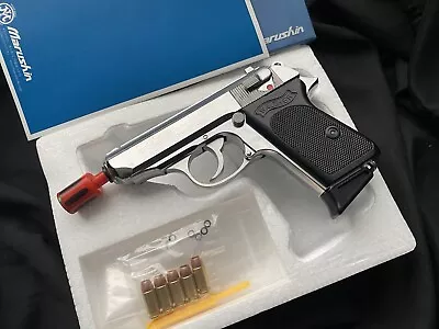 Marushin PPK/s Silver Cap Model Gun( Marushin MGC) • $450