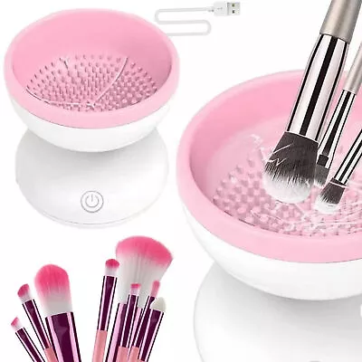 Electric Makeup Brush Cleaner Dryer Tool Automatic Cosmetic Brush USB Charging • $18.49