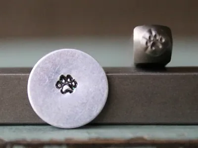 SUPPLY GUY 3mm Dog Paw Metal Punch Design Stamp SGCH-119 • $11