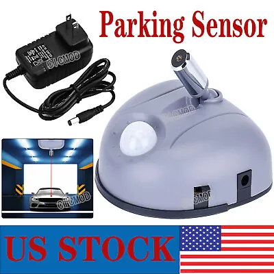 $22.99 • Buy Home Garage Parking Aid LED Light Stop Sign Sensor Car Park Stop Tips W/Charger