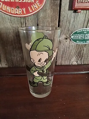 Vintage 70s Elmer Fudd Glass Tumbler Looney Tunes Pepsi Collector • $9.99