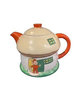 £195 • Buy Art Deco SHELLEY Boo Boo Toadstool House Teapot - Mabel Lucie Attwell
