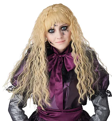 Ring Conjuring Creepy Doll  Dead Bride Costume Wig  • $18.88