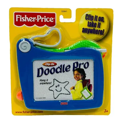 Fisher Price Doodle Pro Magnetic Drawing Surface  Clip-On Blue Ages 3+ • $11.88