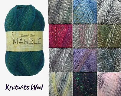 James C Brett Marble DK Knitting Crochet Yarn Acrylic • £2.80