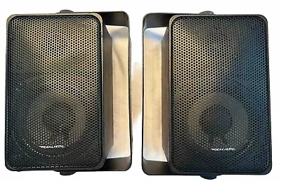 PAIR Of Realistic Minimus 7 Japan Speakers GREAT CONDITION W/ Mounting Brackets • $64.99