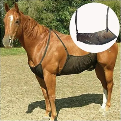 Adjustable Horse Fly Sheet Belly Guard Net Protection Blanket Rug Breathable • £13.54