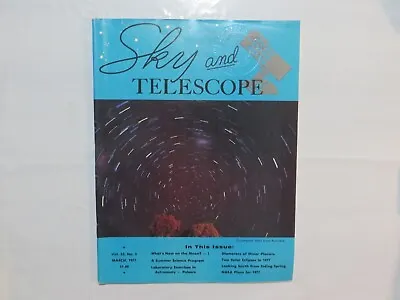 Sky And Telescope Magazine 1977 March Pulsars Minor Planets Eclipses OA • $39.99