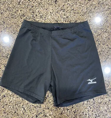 Mizuno Drylite Medium Black Fitted Volleyball/Dance/Yoga Shorts • $5.99