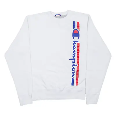 CHAMPION Sweatshirt White Mens S • £13.99