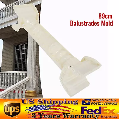 89cm Roman Concrete Column Mold Balcony Garden Pool Fence Cement Railing Mold • $46