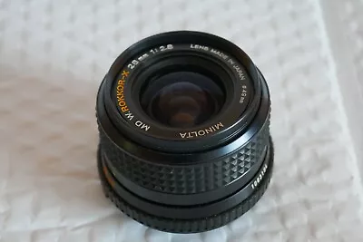 MINOLTA MC 28mm 1:2.8 LENS For XG & SRT Series 35mm Slr Minolta MD Mount GREAT! • $99.80