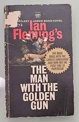 Ian Fleming  THE MAN WITH THE GOLDEN GUN  First Signet Paperback • $9.93