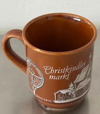 VNTG Nürnberg Christmas Market Glühwein Mug 1993 Brown German FREE SHIPPING • $17.95