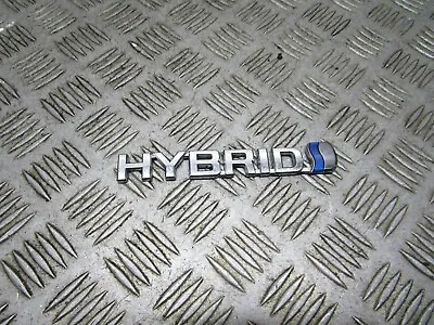 2015 Toyota Auris Hybrid 1.8 Vvti Badge Logo Oem • $22.37