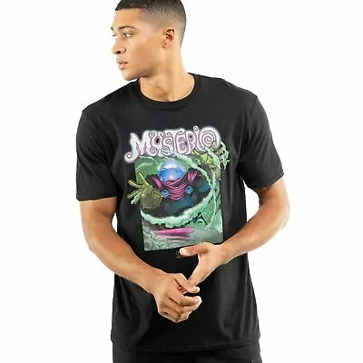 Official Marvel Mens Mysterio T-shirt Black S - XXL • £10.49