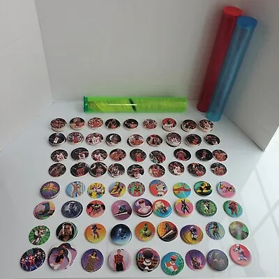 400+ Vtg Pogs Lot Upper Deck Michael Jordan Pyramid Power Rangers Stack N Smack • $49.99