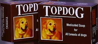 £14.89 • Buy Top Dog Medicated Soap -75g - All Breeds - Dry Skin - Puppy - High Quality -Best
