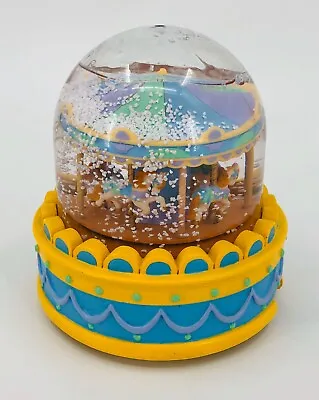 Vintage Willitts Design Musical Carousel Horse Merry Go Round Water Snow Globe • $52.99