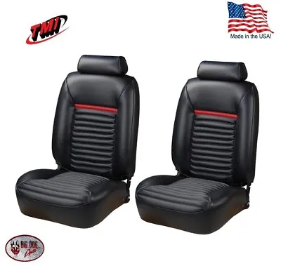 1981 - 93 Fox Body Mustang Convertible Low Back MACH I STYLE F/R Seat Upholstery • $1671.38