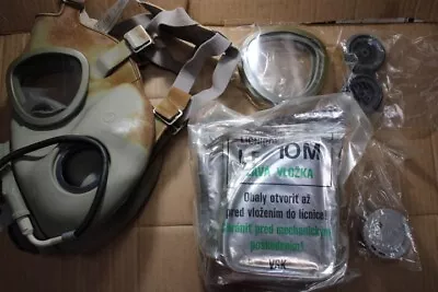 Military Czech Gas Full Face Mask M10M NBC W/Hydration Drinking Straw & Filters • $35.95