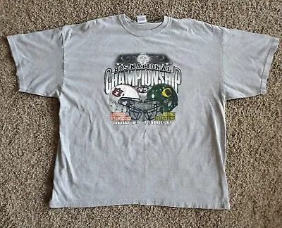 Auburn Vs. Oregon 2011 BCS College Football National Championship Shirt Size 2XL • $19.99