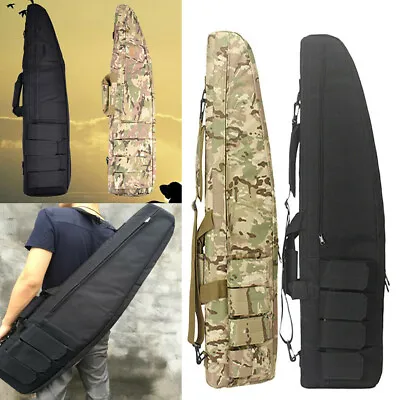 1m 1.2m Tactical Gun Bag Air Rifle Slip Bag Carry Case Foam Padded And Anti-slip • £22.95