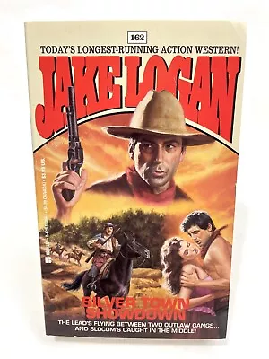 SILVER TOWN SHOWDOWN Jake Logan 1ST BERKLEY PRINTING Pulp Western • $0.99