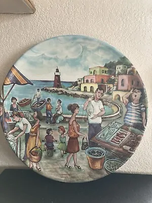 Brunelli Made In Italy 11 Inch Fish Market Plate • $18