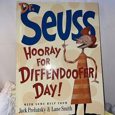 VINTAGE:  HOORAY FOR DIFFENDOOFER DAY! Dr. Seuss 1st Print First Edition 1998 • $25