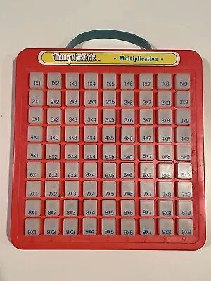 Vintage Touch N Tell Me Multiplication 1981 Kids Child Math Teaching Tool • $26.99