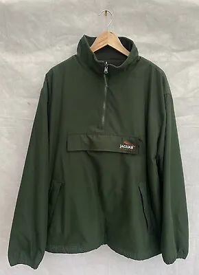 Vintage Jaguar Racing Reversible 1/4 Zip Fleece Men’s Size XL • £54.98