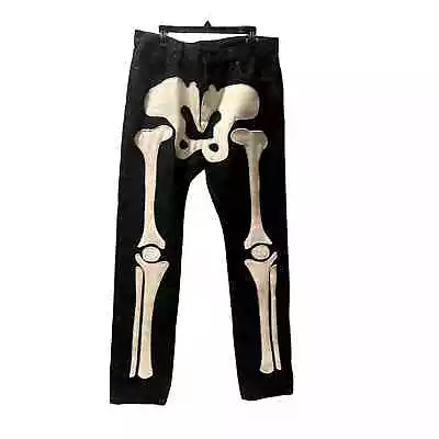 MNML Skeleton Stitched Jeans • $35
