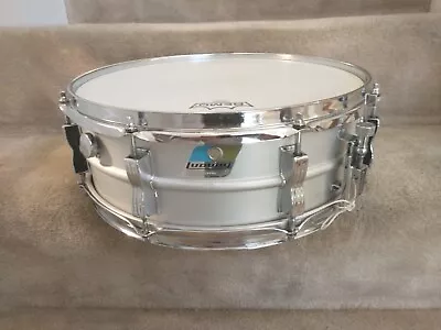 Vintage Ludwig Acrolite Aluminum Snare Drum 1970s Pointed Badge Very Clean ! • $395