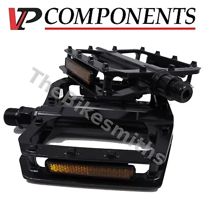 VP Components Low Profile Platform Pedals BLACK 9/16-inch BMX MTB Bike VPE-527  • $16.50