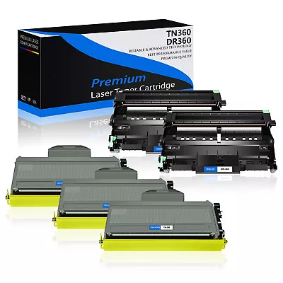 TN360 Toner DR360 Drum T For Brother DCP-7040 HL-2170W MFC-7440N MFC-7345N LOT • $16.55