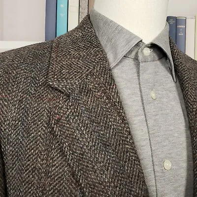 Pendleton Vintage Tweed Blazer Mens 38R Slim Fit Wool 2 Button Single Vented USA • $79.99