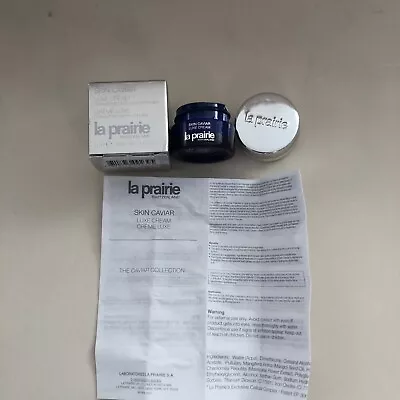 La Prairie Skin Caviar Luxe Cream 5ml/.17oz In A Jar Sealed Cap • $35.50