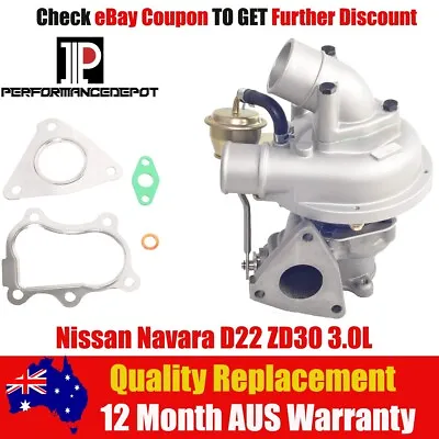 HT12-19 Turbo Charger To Suit Nissan D22 Navara 3.0 L ZD30 14411-9S000 • $309