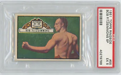 1951 Ringside 55 Bob Fitzsimmons PSA 5 657381  • $69