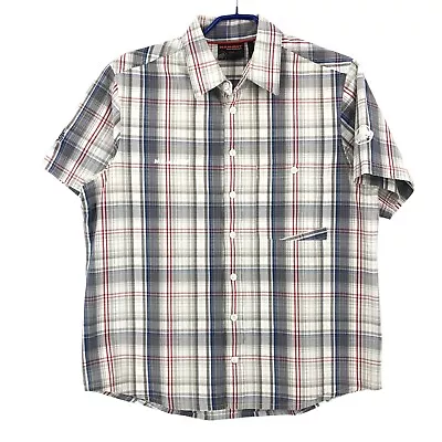 MAMMUT Men Short Sleeve Casual Shirt Size L • £16.99